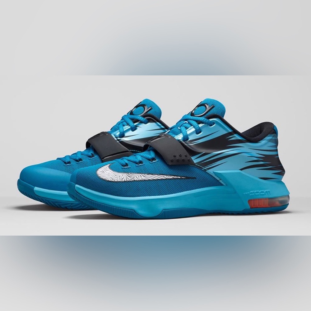 Blue and Black Nike KD’s